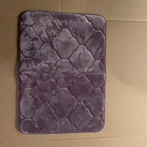 Lavender bath mat cushion